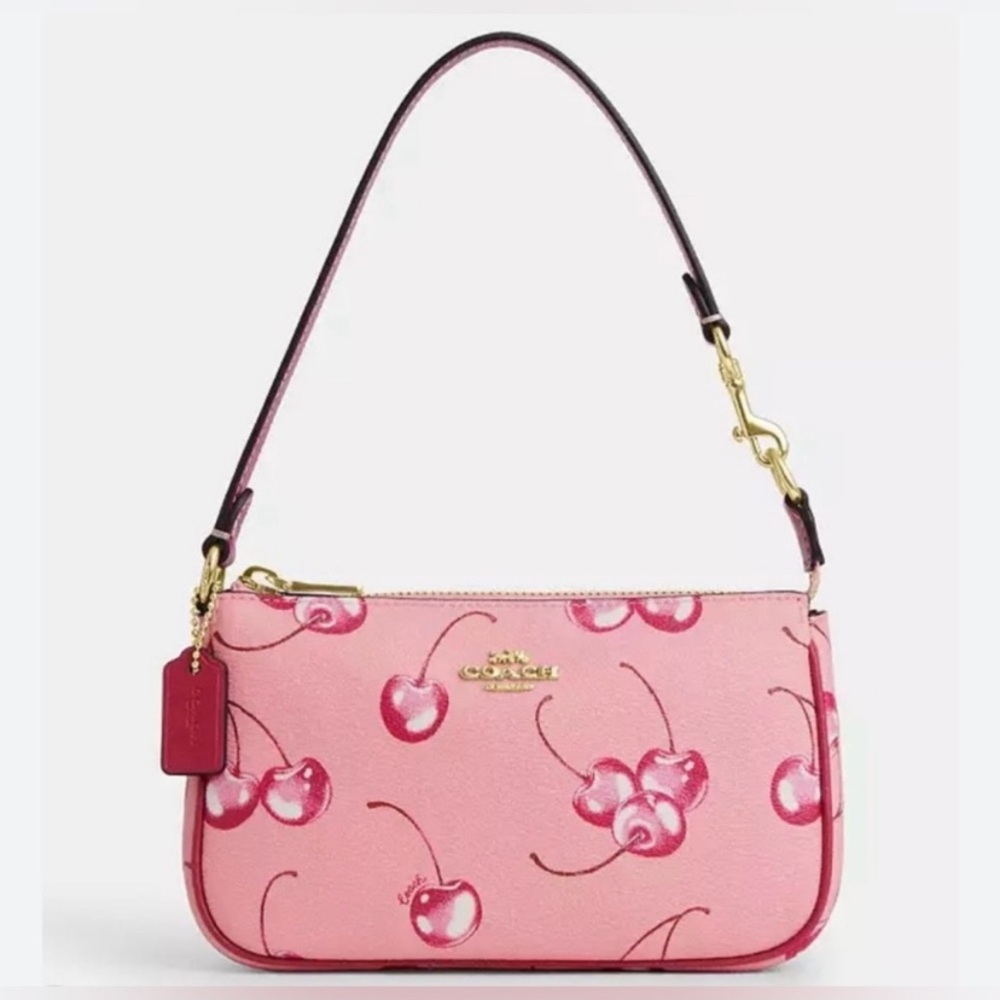 New🍒Coach Nolita 19 Cherry Print🍒